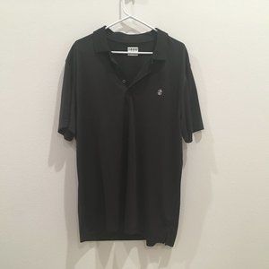 IZOD Golf Men's Shirt Polo XXL Play Dry Golf Sport Short Sleeve Black